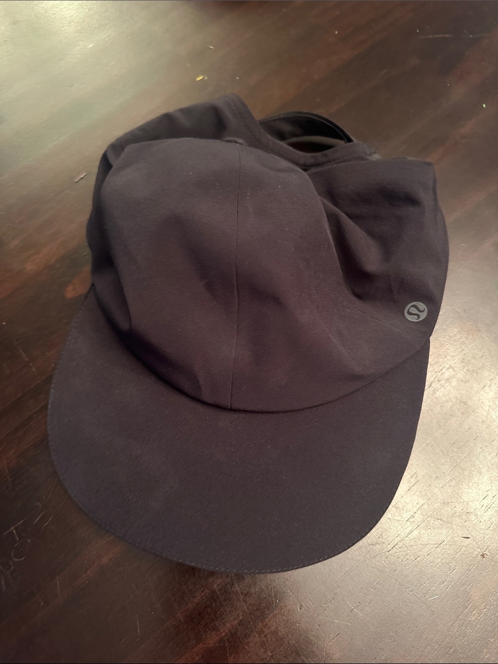 lululemon athletica Black Performance Hat with Interior Logo Tag